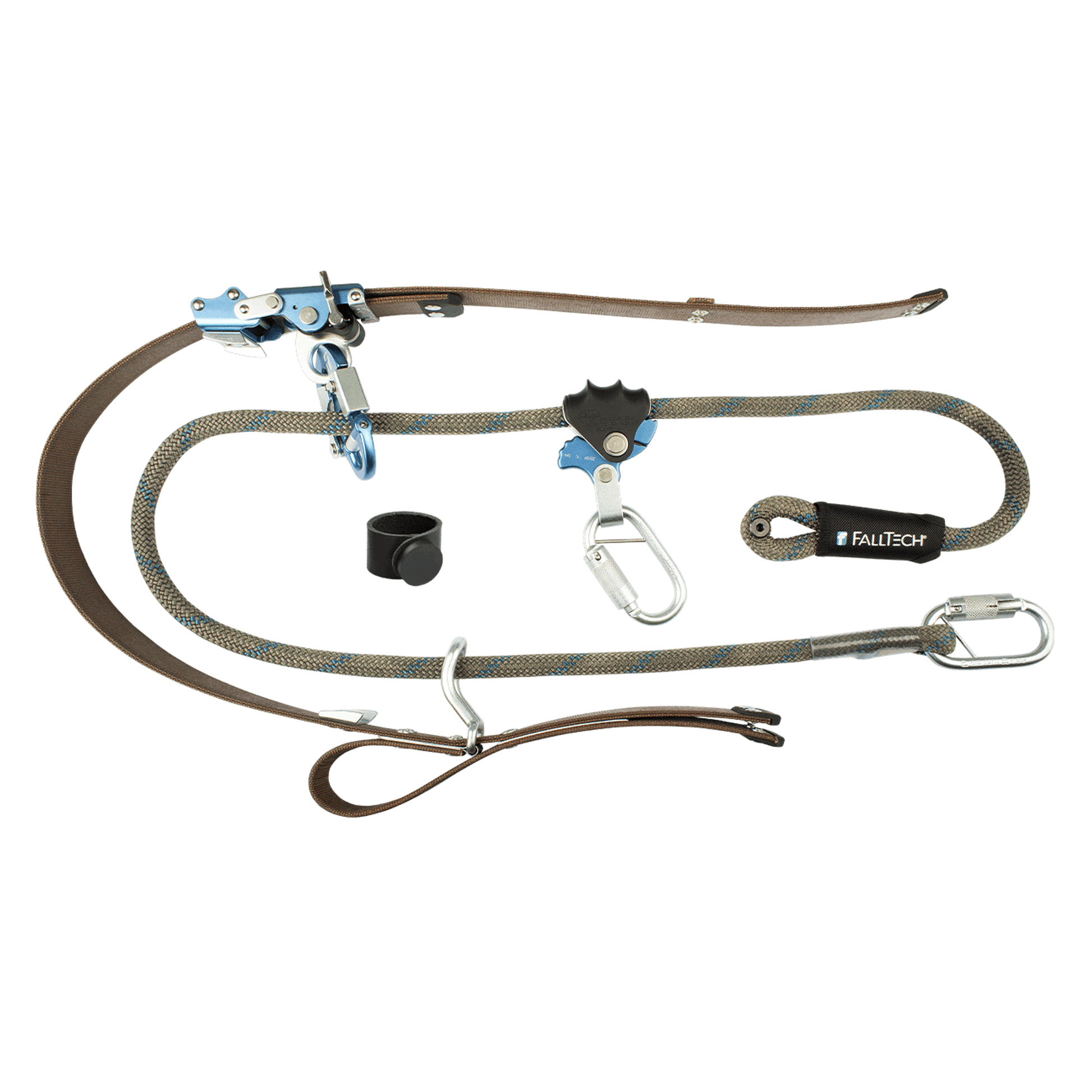 FallTech APEX Pro Adjustable Wood Pole Fall Restrict Device for Distribution Poles - 8180D