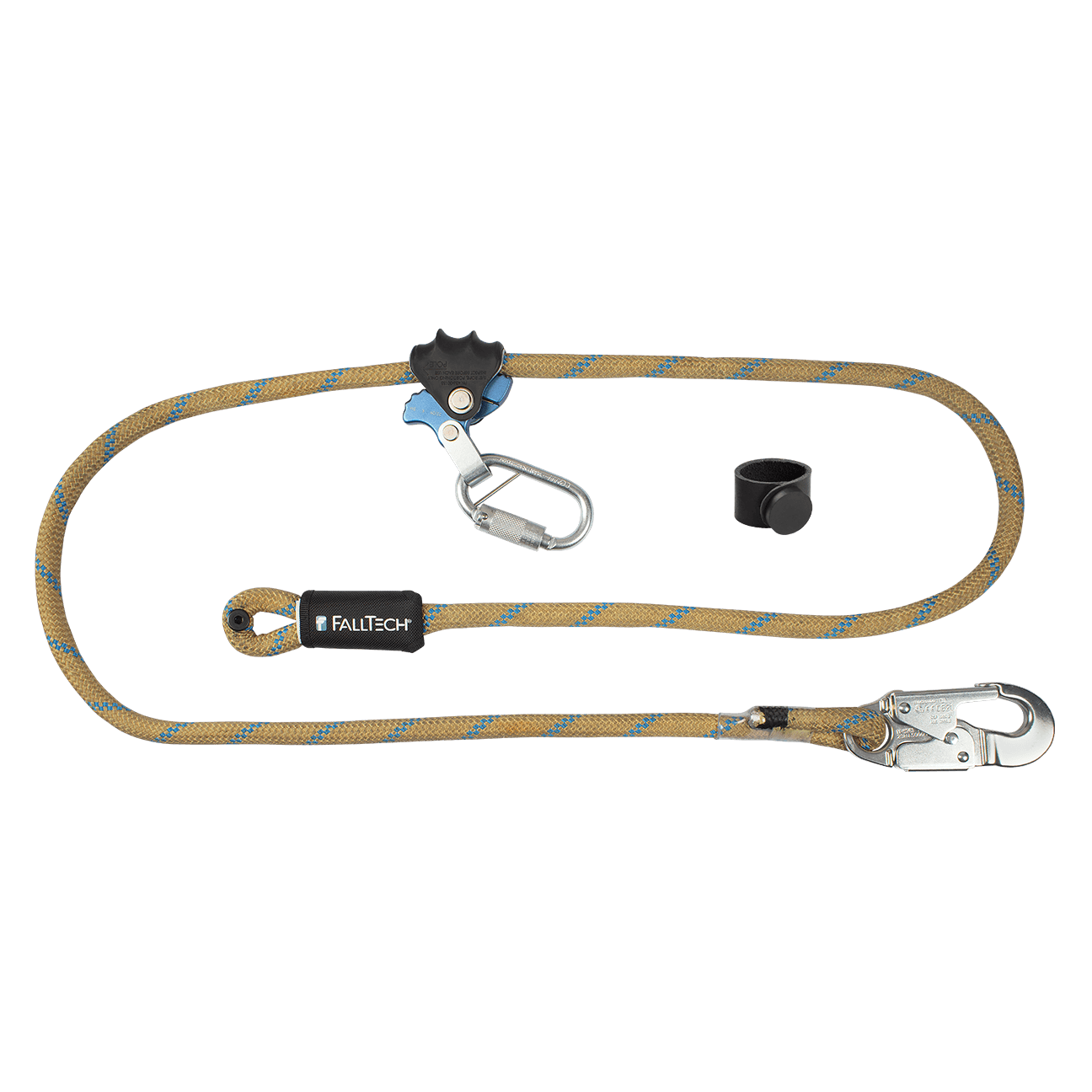FallTech APEX Pro Adjustable Wood Pole Fall Restrict Device - Secondary Rope Positioning Lanyard - 8180SR