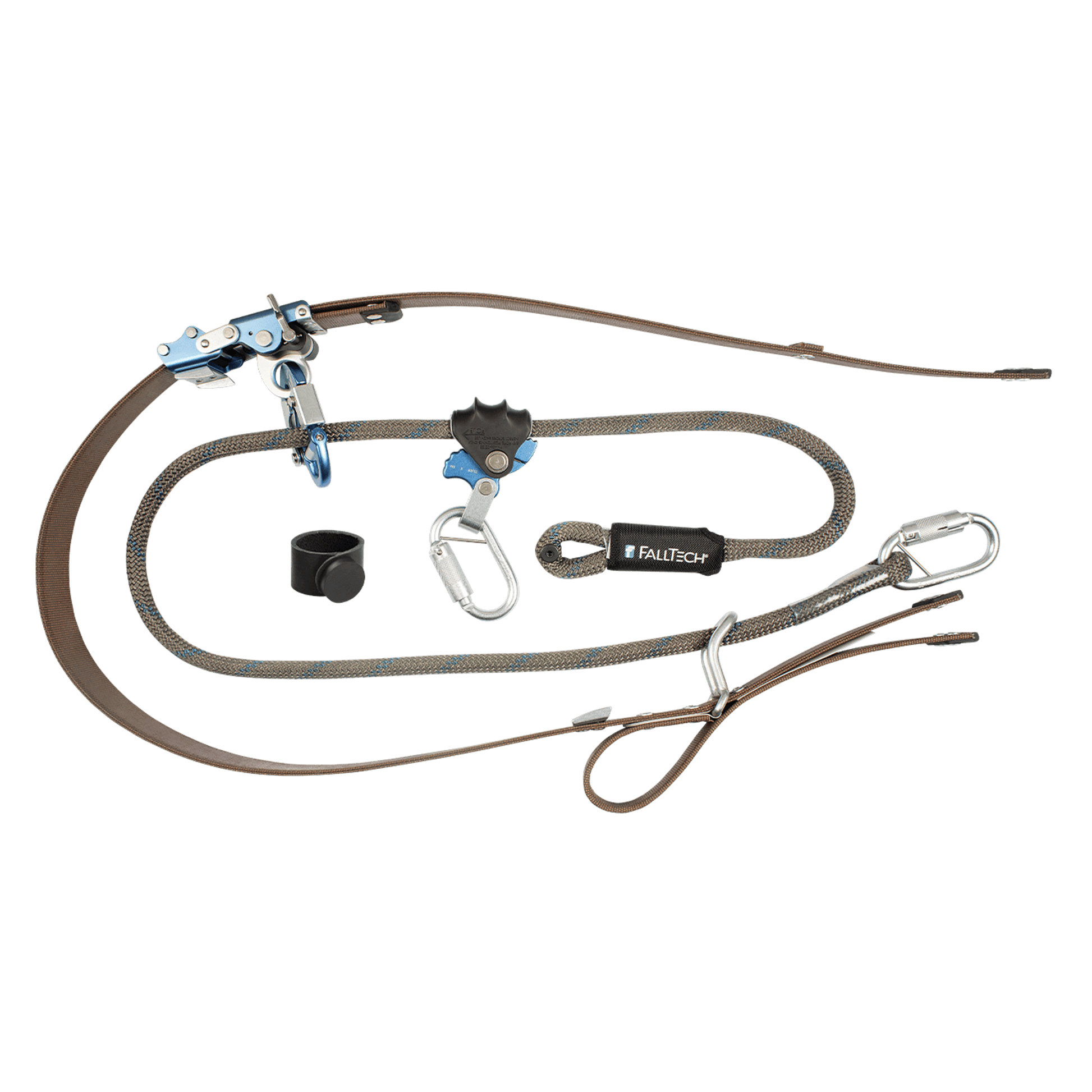 FallTech APEX Pro Adjustable Wood Pole Fall Restrict Device for Transmission Poles - 8180T
