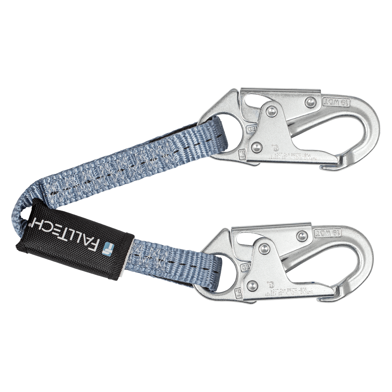 FallTech 2' Web Restraint Lanyard Fixed-length with Steel Snap Hooks - 820324