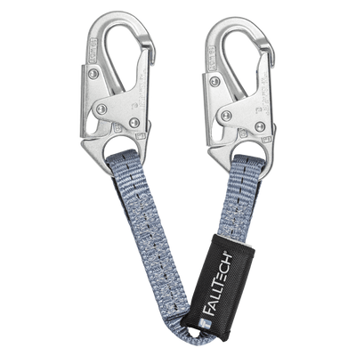 FallTech 2' Web Restraint Lanyard Fixed-length with Steel Snap Hooks - 820324