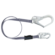 FallTech 3' Web Restraint Lanyard Fixed-length with Steel Connectors - 82033