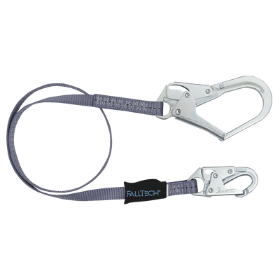 FallTech 3' Web Restraint Lanyard Fixed-length with Steel Connectors - 82033