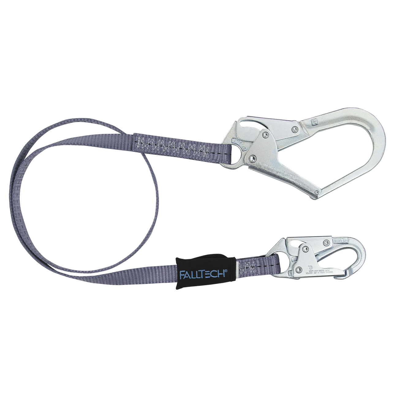 FallTech 3' Web Restraint Lanyard Fixed-length with Steel Connectors - 82033