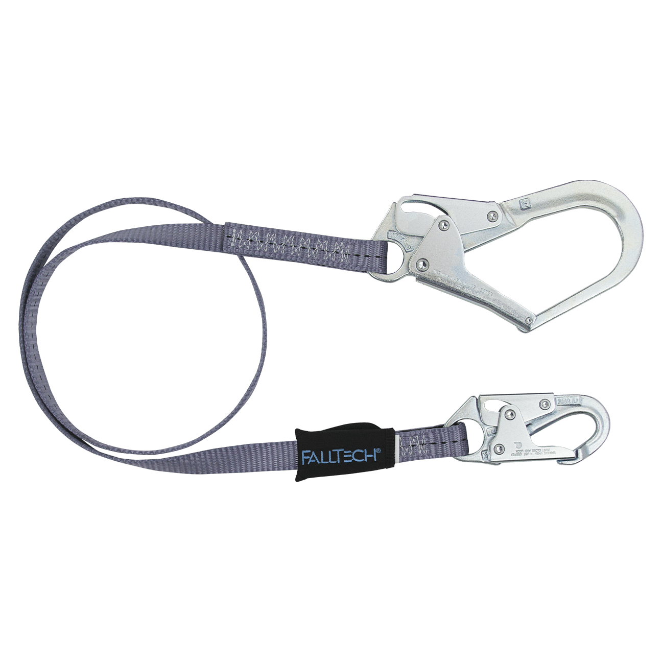 FallTech 4' Web Restraint Lanyard Fixed-length with Steel Connectors - 82043