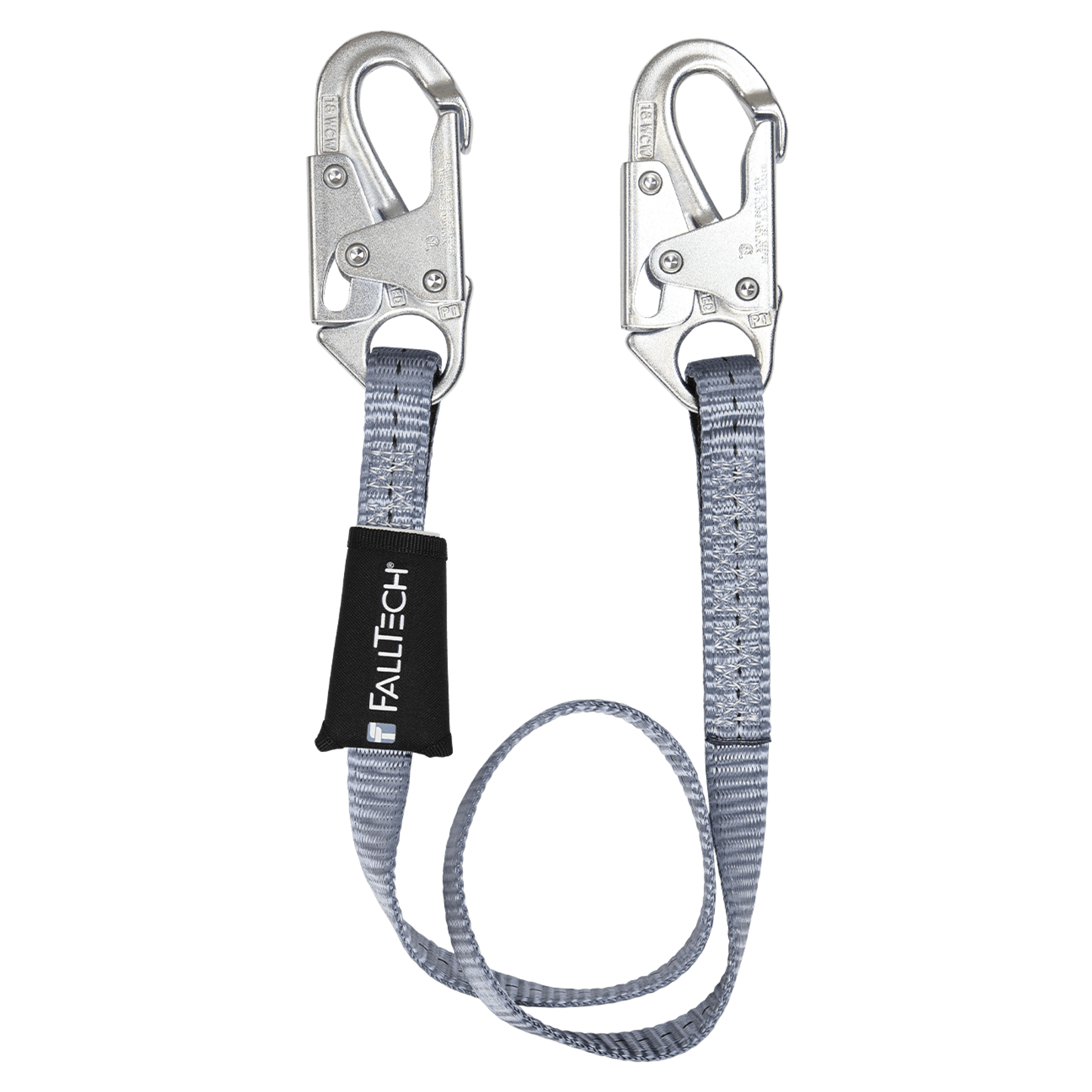 FallTech 4' Web Restraint Lanyard Fixed-length with Steel Snap Hooks - 8204