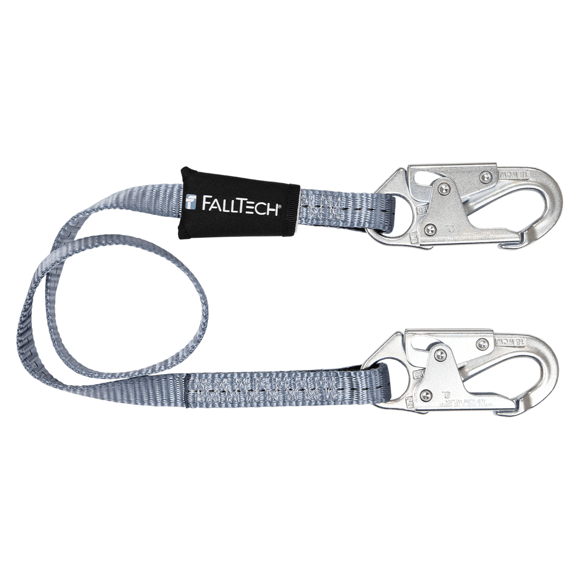 FallTech 4' Web Restraint Lanyard Fixed-length with Steel Snap Hooks - 8204