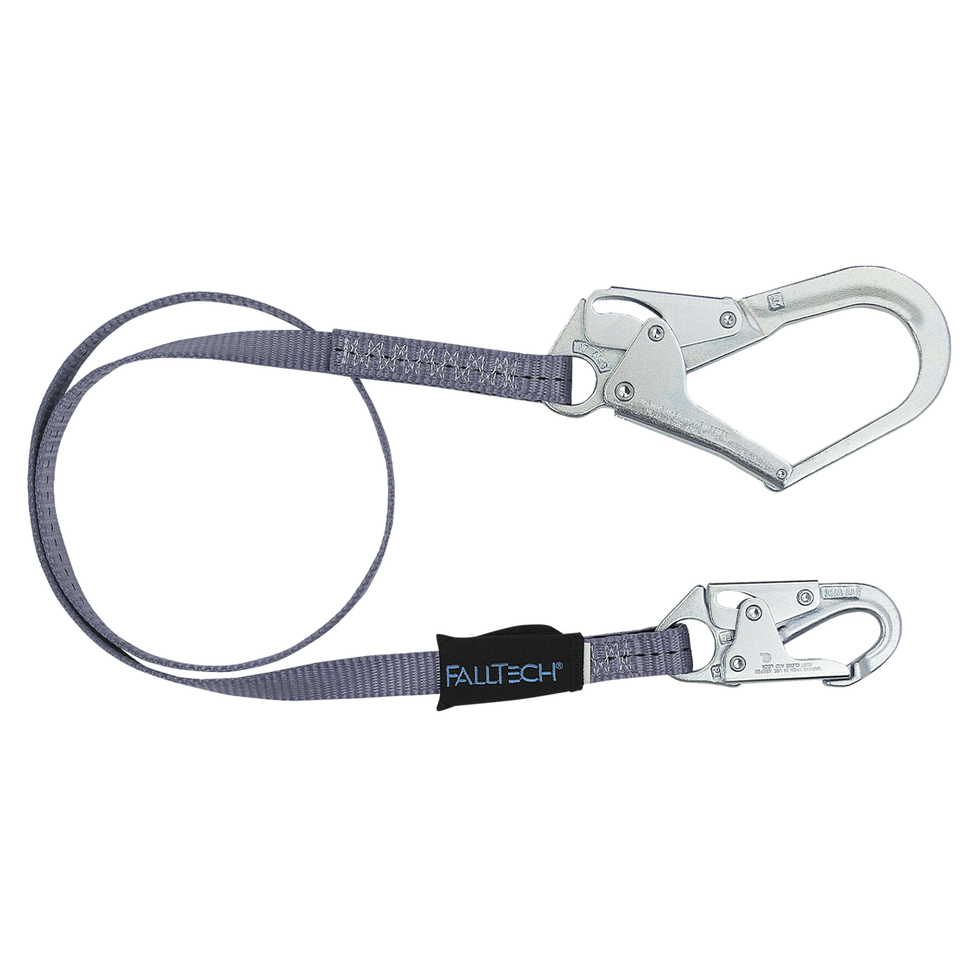 FallTech 6' Web Restraint Lanyard Fixed-length with Steel Connectors - 82063
