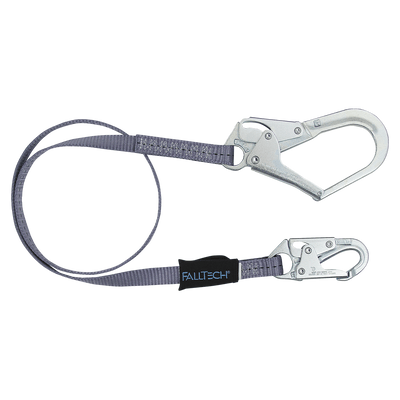 FallTech 6' Web Restraint Lanyard Fixed-length with Steel Connectors - 82063