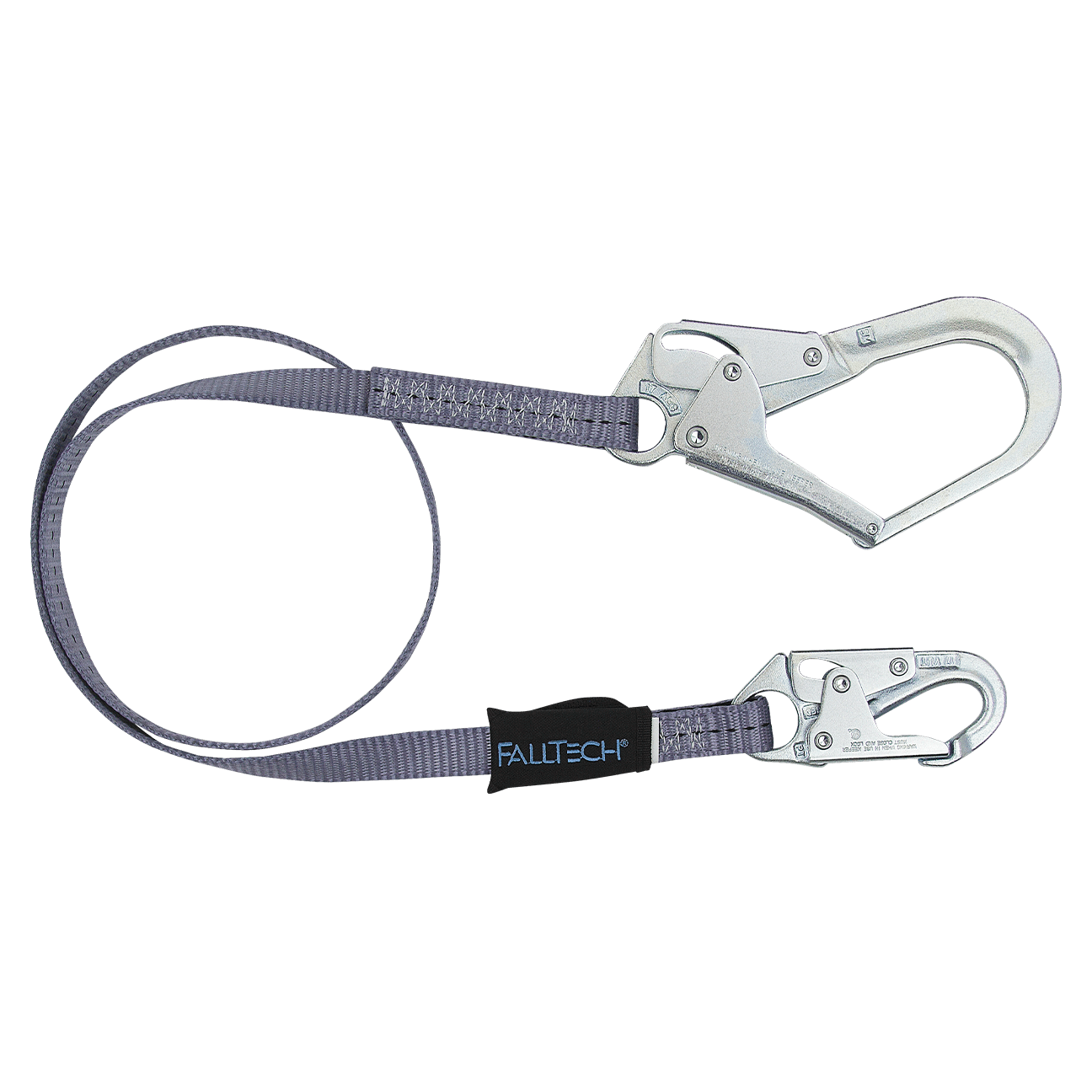 FallTech 6' Web Restraint Lanyard Fixed-length with Steel Connectors - 82063