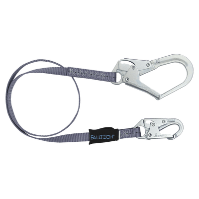 FallTech 6' Web Restraint Lanyard Fixed-length with Steel Connectors - 82063