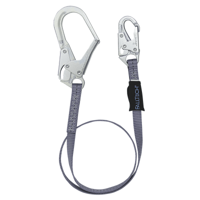 FallTech 6' Web Restraint Lanyard Fixed-length with Steel Connectors - 82063