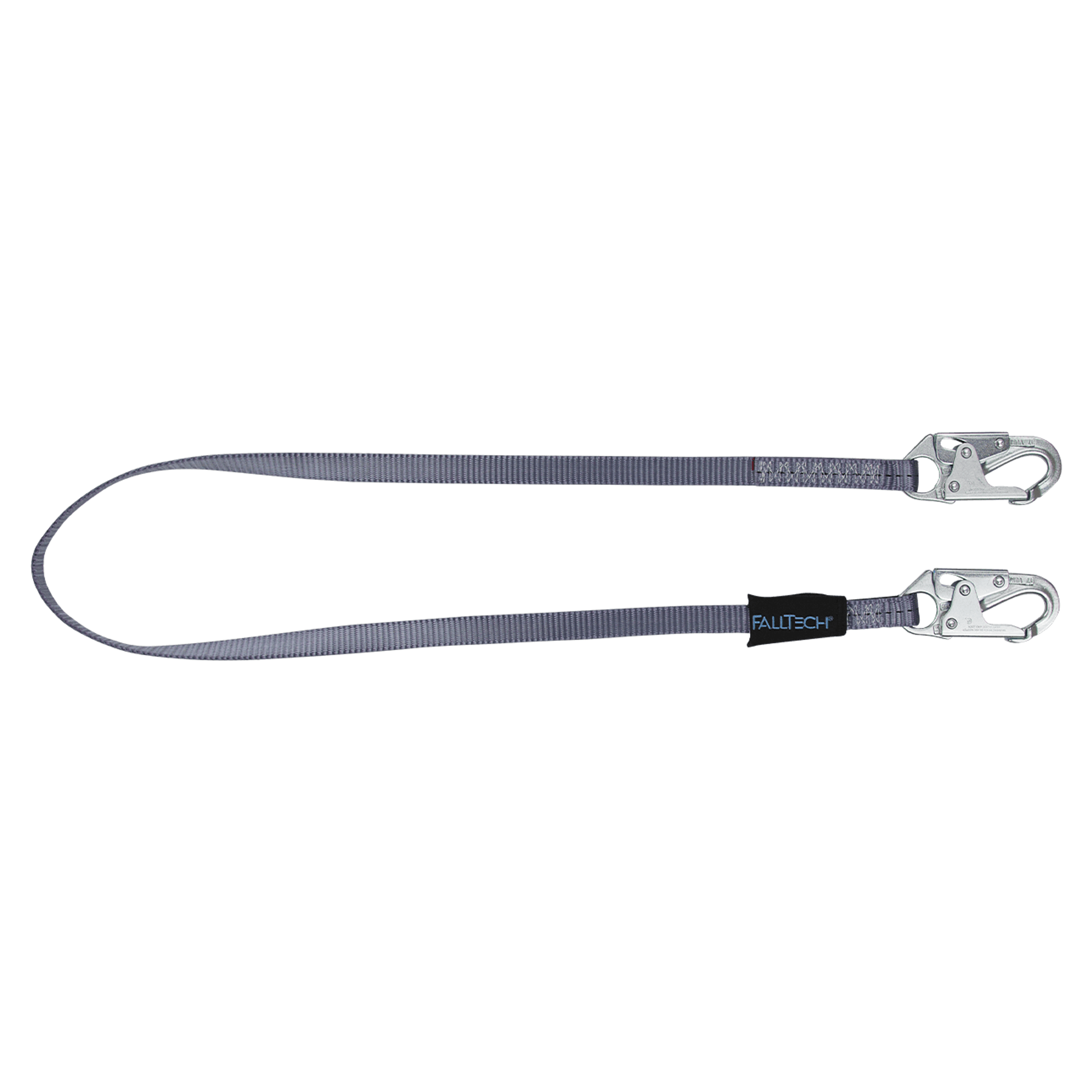 FallTech 8' Web Restraint Lanyard Fixed-length with Steel Snap Hooks - 82068