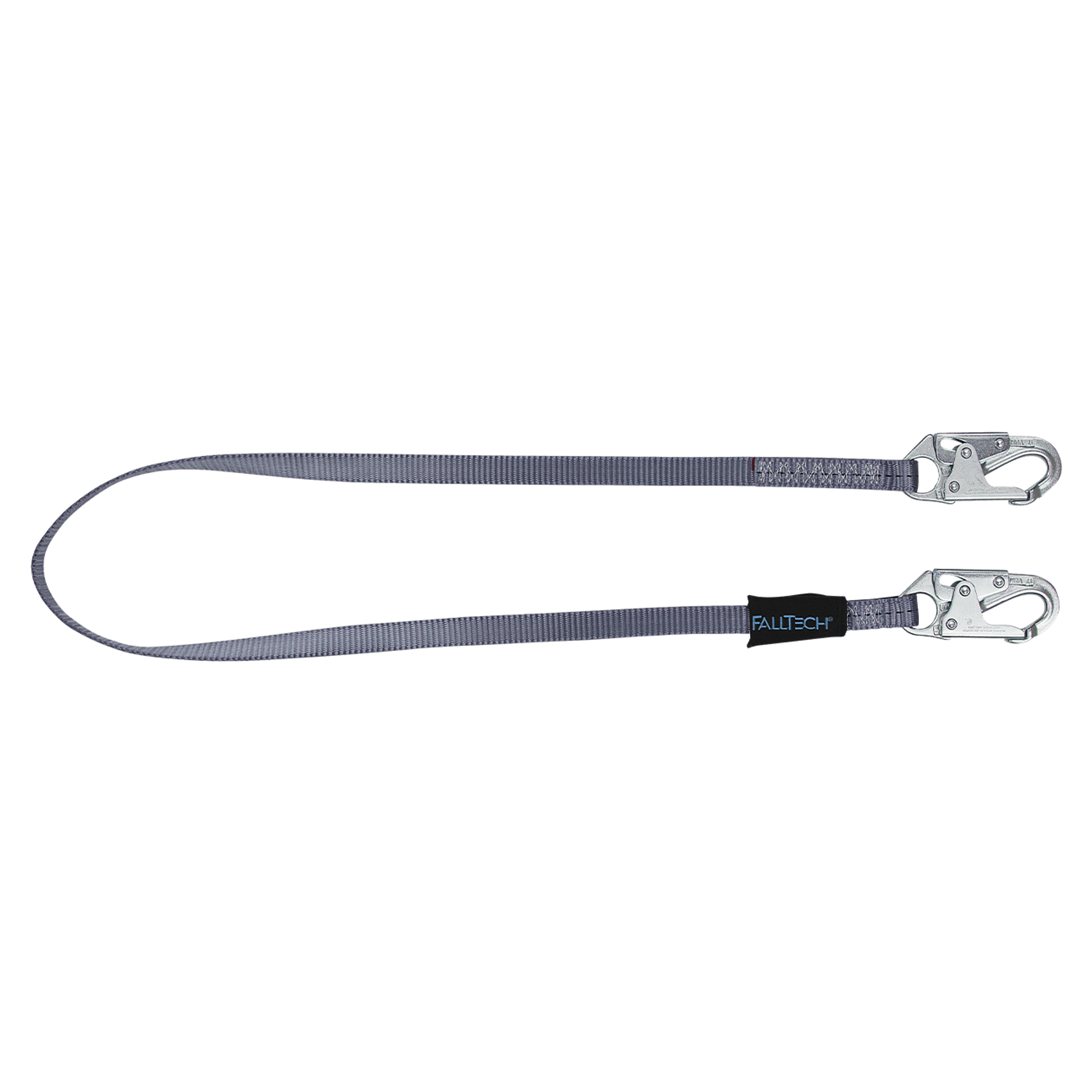 FallTech 6' Web Restraint Lanyard Fixed-length with Steel Snap Hooks - 8206