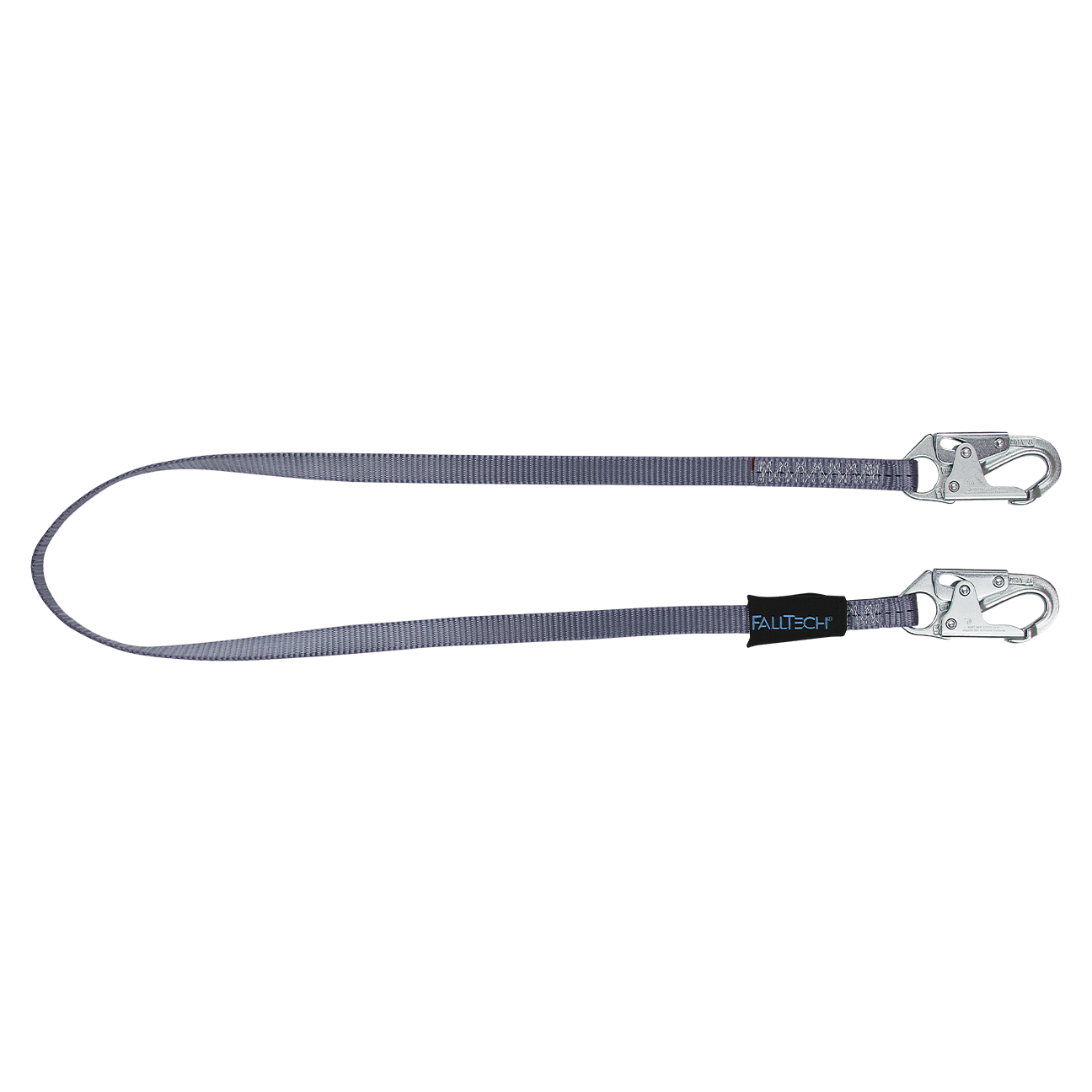 FallTech 6' Web Restraint Lanyard Fixed-length with Steel Snap Hooks - 8206