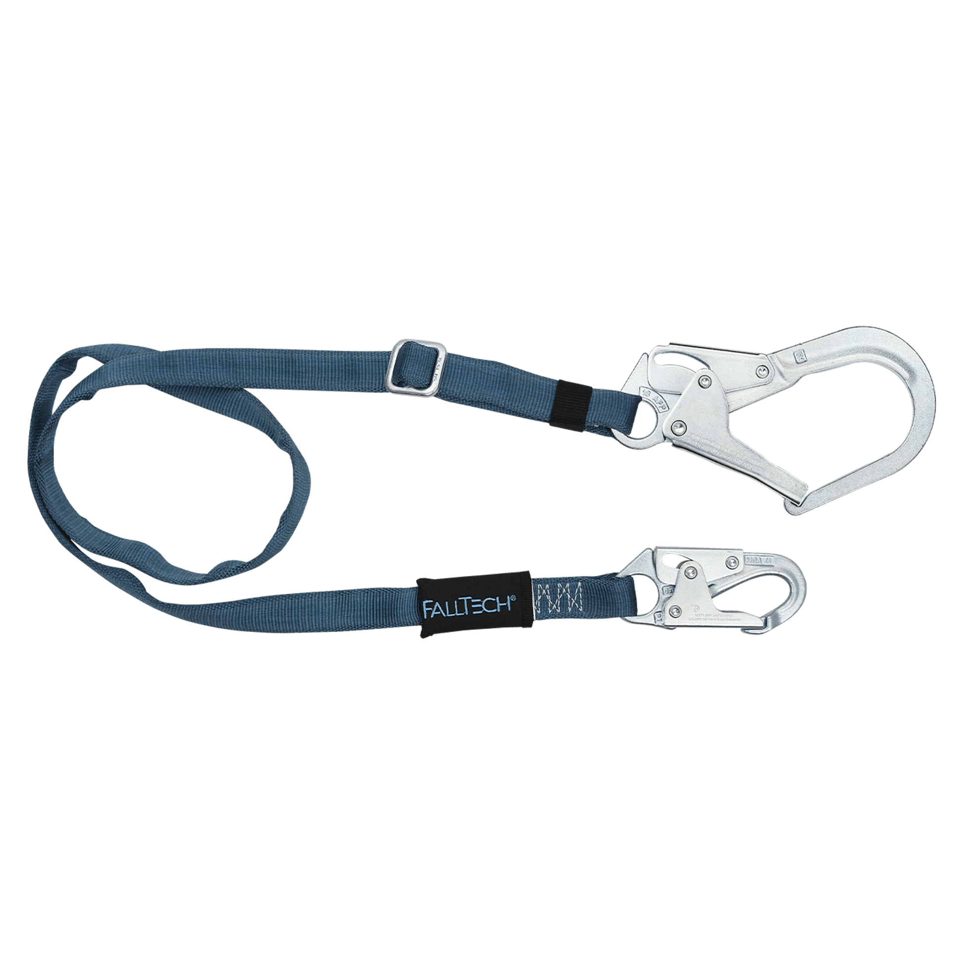 FallTech 4' to 6' Adjustable Length Restraint Lanyard with Steel Connectors - 82093