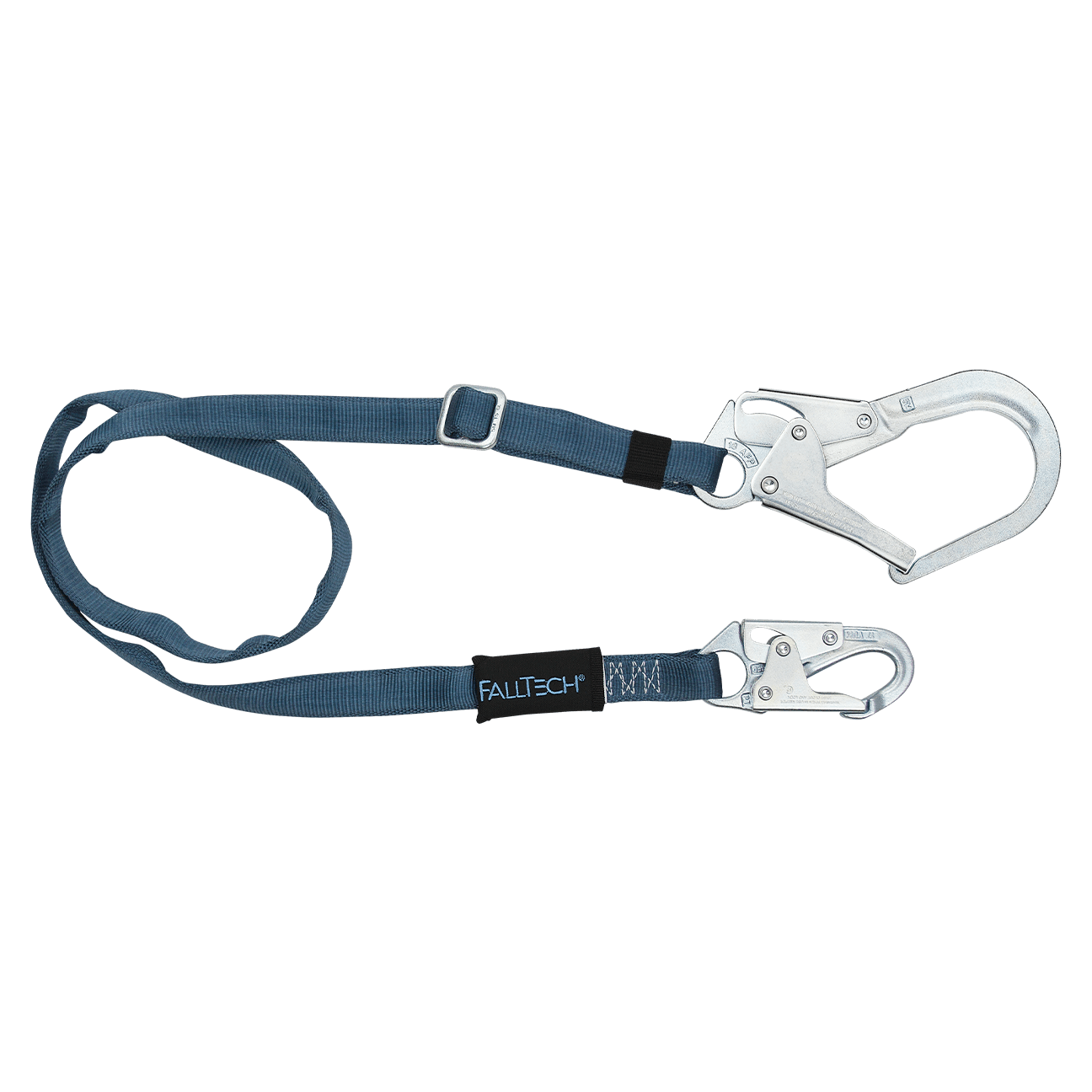 FallTech 4' to 6' Adjustable Length Restraint Lanyard with Steel Connectors - 82093