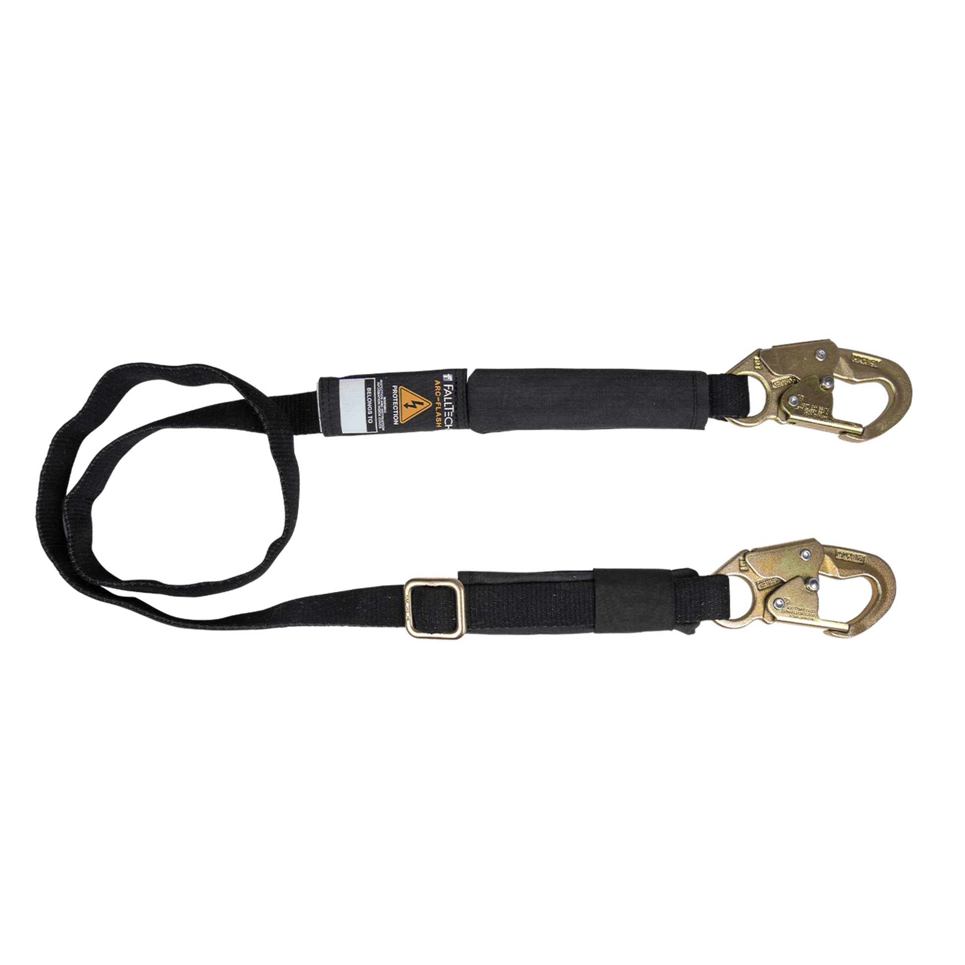 4' to 6' Arc Flash Adjustable Length Restraint Lanyard with Snap Hooks - 8209AFB - 1/EA