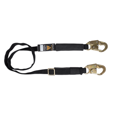 4' to 6' Arc Flash Adjustable Length Restraint Lanyard with Snap Hooks - 8209AFB - 1/EA