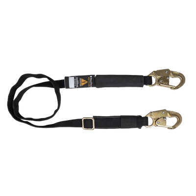 4' to 6' Arc Flash Adjustable Length Restraint Lanyard with Snap Hooks - 8209AFB - 1/EA