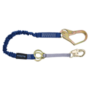 FallTech 4½' to 6' ElasTech Energy Absorbing Lanyard Single-leg with SRL D-ring - 824032D