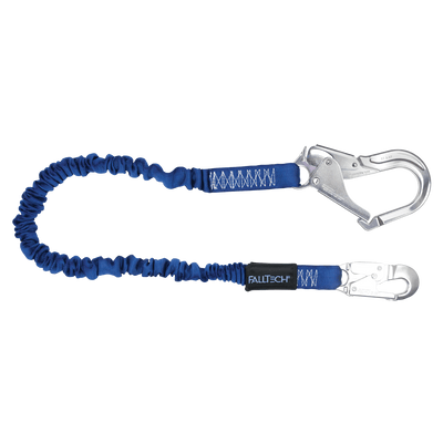 FallTech 4½' to 6' ElasTech Energy Absorbing Lanyard Single-leg with Aluminum Connectors - 82403A