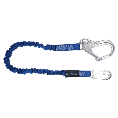 FallTech 41/2' to 6' ElasTech Energy Absorbing Lanyard Single-leg with Aluminum Connectors - 82403A