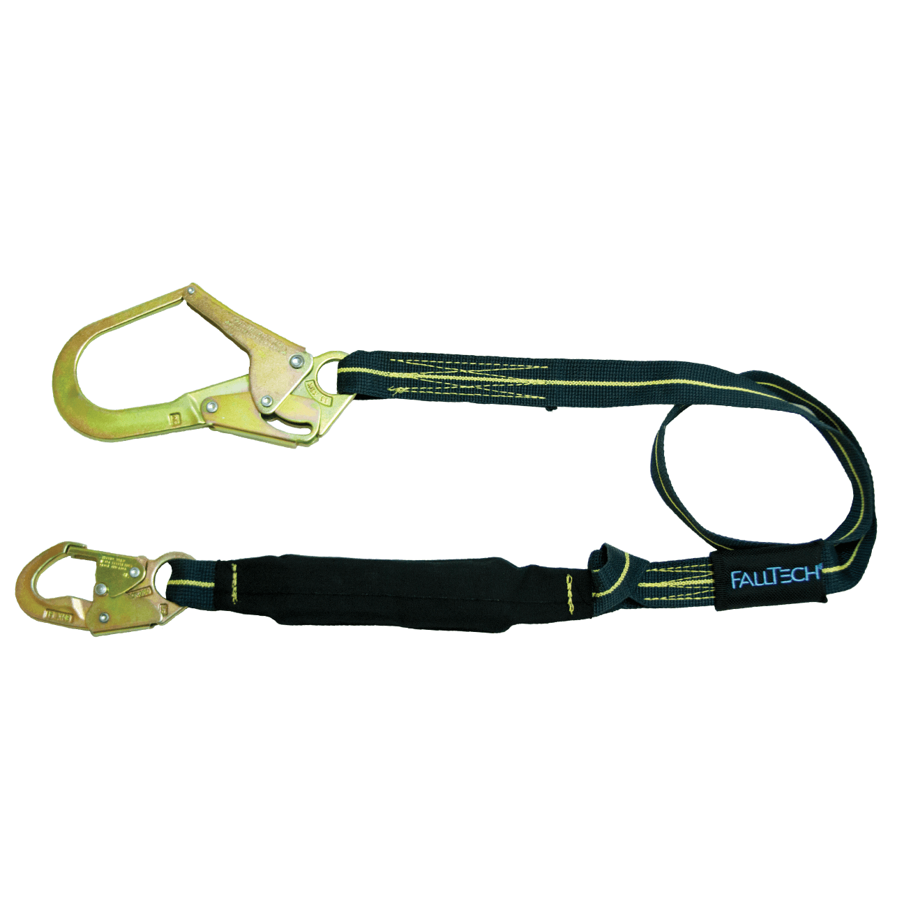 FallTech 6' WeldTech Kevlar Energy Absorbing Lanyard Single-leg with Steel Connectors - 82423