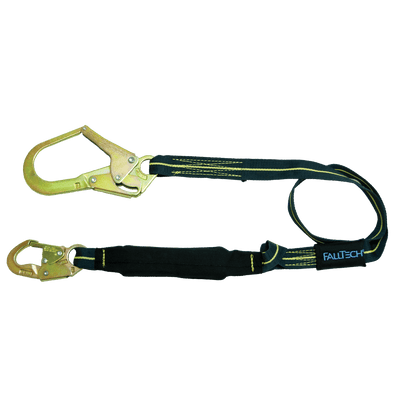 FallTech 6' WeldTech Kevlar Energy Absorbing Lanyard Single-leg with Steel Connectors - 82423
