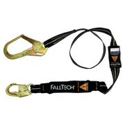 FallTech 6' Arc Flash Energy Absorbing Lanyard Single-leg with Steel Connectors - 82423AF