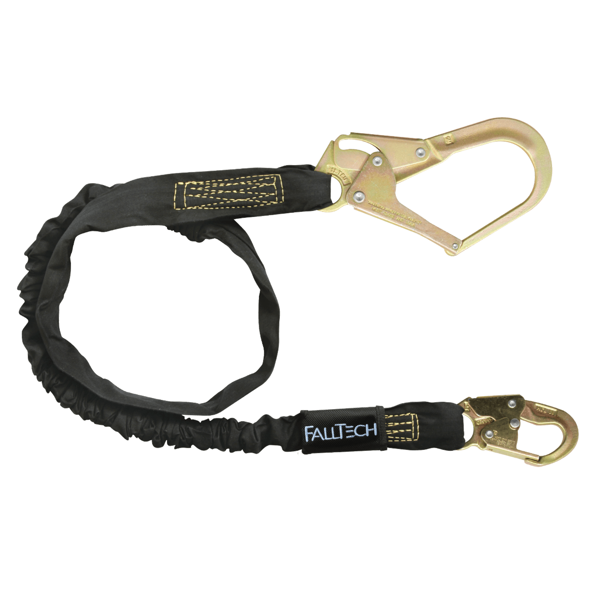 FallTech 6' WeldTech Nomex Energy Absorbing Lanyard Single-leg with Steel Connectors - 82433
