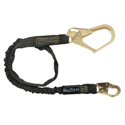 FallTech 6' WeldTech Nomex Energy Absorbing Lanyard Single-leg with Steel Connectors - 82433