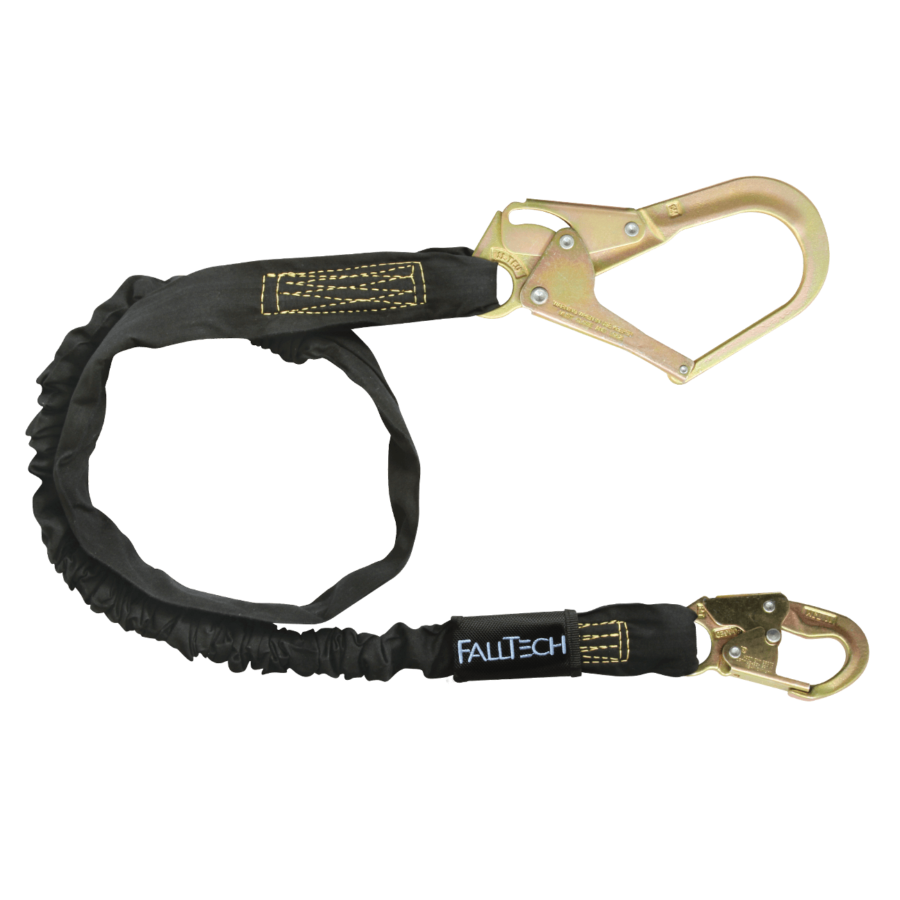 FallTech 6' WeldTech Nomex Energy Absorbing Lanyard Single-leg with Steel Connectors - 82433