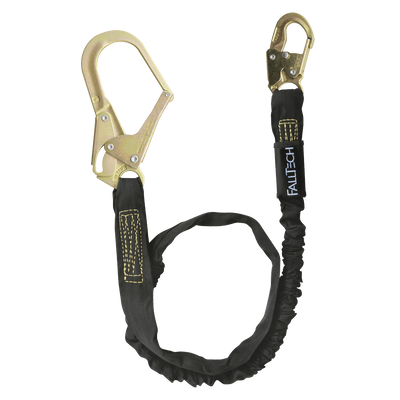 FallTech 6' WeldTech Nomex Energy Absorbing Lanyard Single-leg with Steel Connectors - 82433