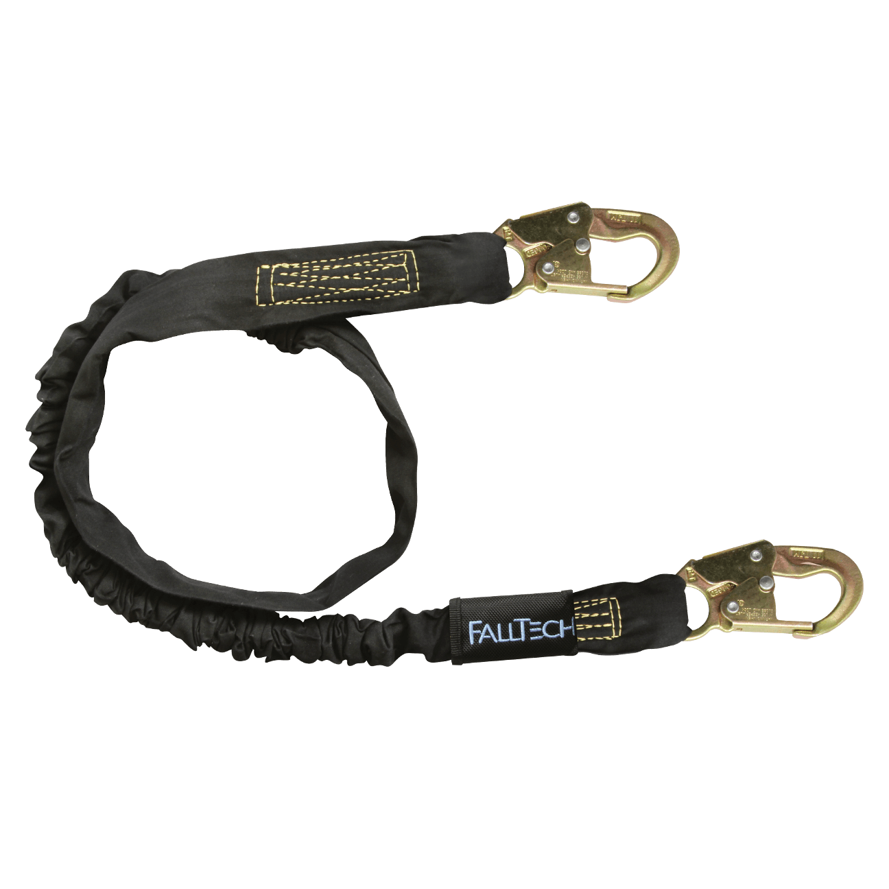 FallTech 6' WeldTech Nomex Energy Absorbing Lanyard Single-leg with Steel Snap Hooks - 8243