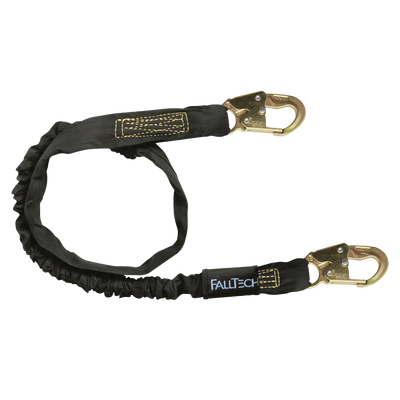 FallTech 6' WeldTech Nomex Energy Absorbing Lanyard Single-leg with Steel Snap Hooks - 8243