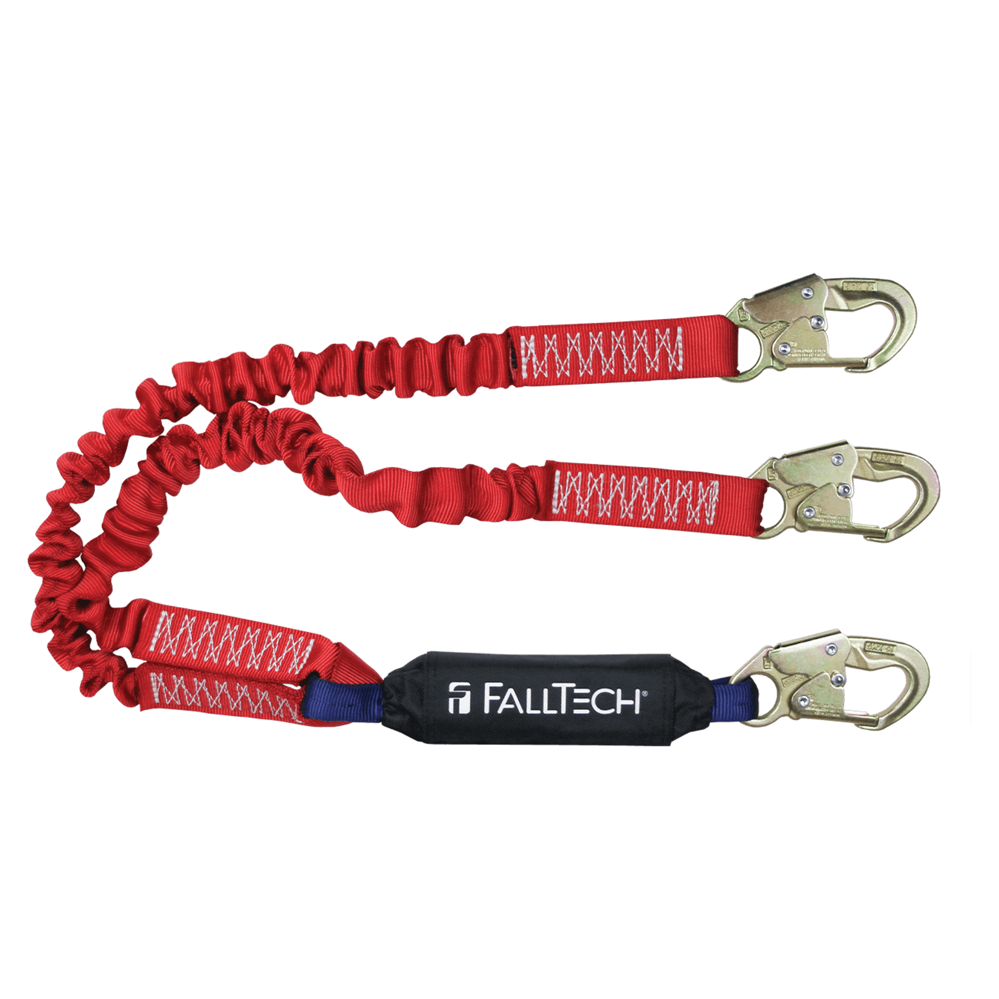 Falltech Logo FallTech 6' Ironman 12' free fall Elasticated Energy Absorbing Lanyard ...