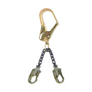 FallTech 19" Premium Rebar Positioning Assembly with Chain and Steel Swivel Rebar Hook - 825010LK