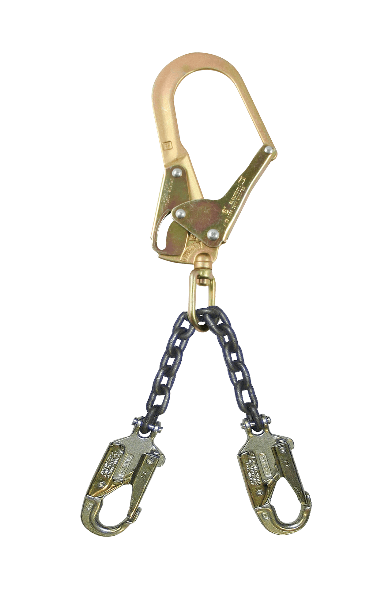 FallTech 19" Premium Rebar Positioning Assembly with Chain and Steel Swivel Rebar Hook - 825010LK