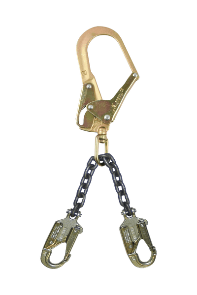 FallTech 19" Premium Rebar Positioning Assembly with Chain and Steel Swivel Rebar Hook - 825010LK