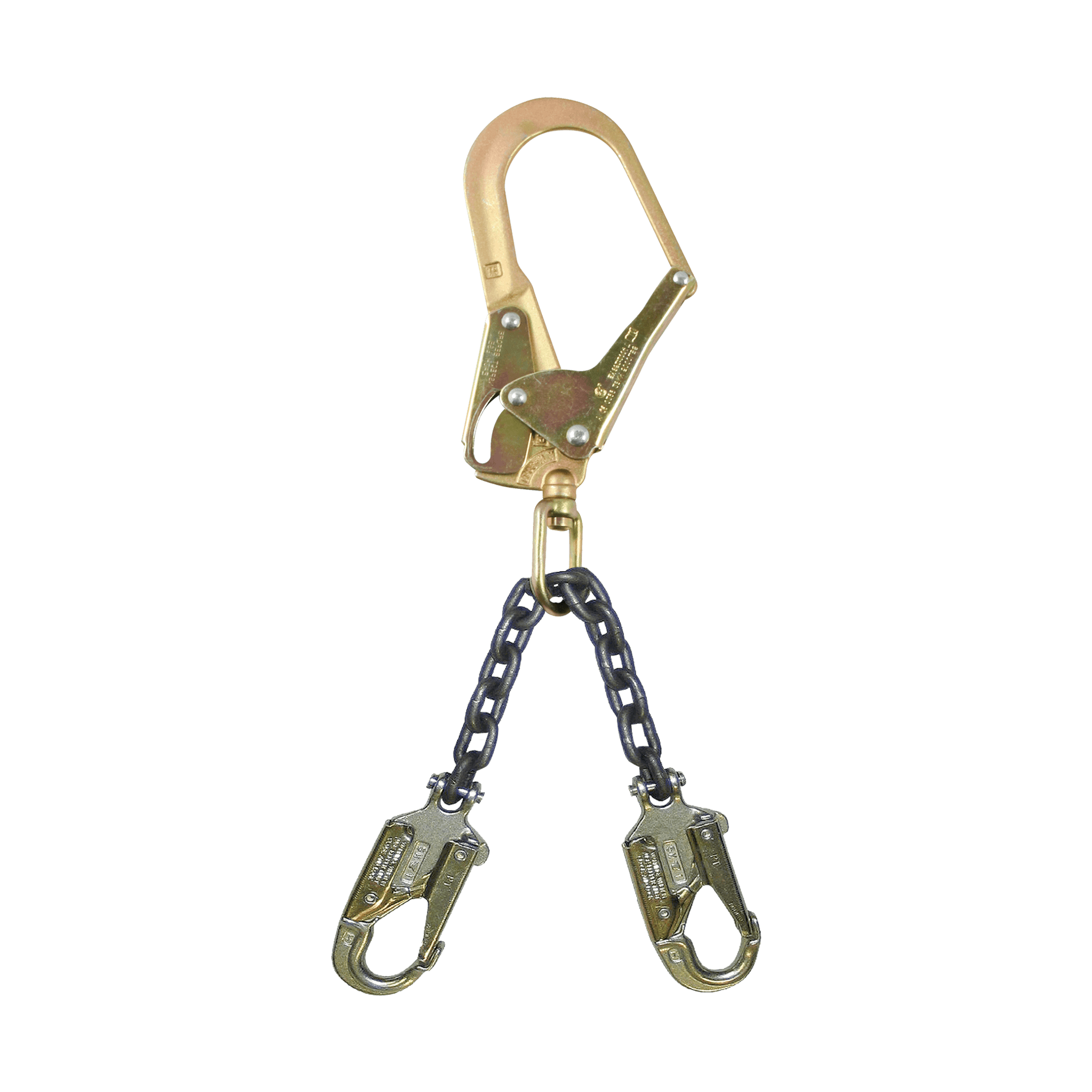 FallTech 19" Premium Rebar Positioning Assembly with Chain and Steel Swivel Rebar Hook - 825010LK
