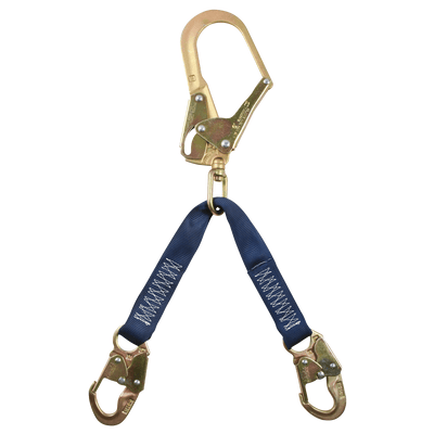 FallTech 19" Rebar Positioning Assembly with Jacketed Web and Steel Swivel Rebar Hook - 825012W