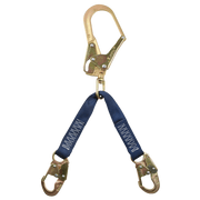 FallTech 19" Rebar Positioning Assembly with Jacketed Web and Steel Swivel Rebar Hook - 825012W