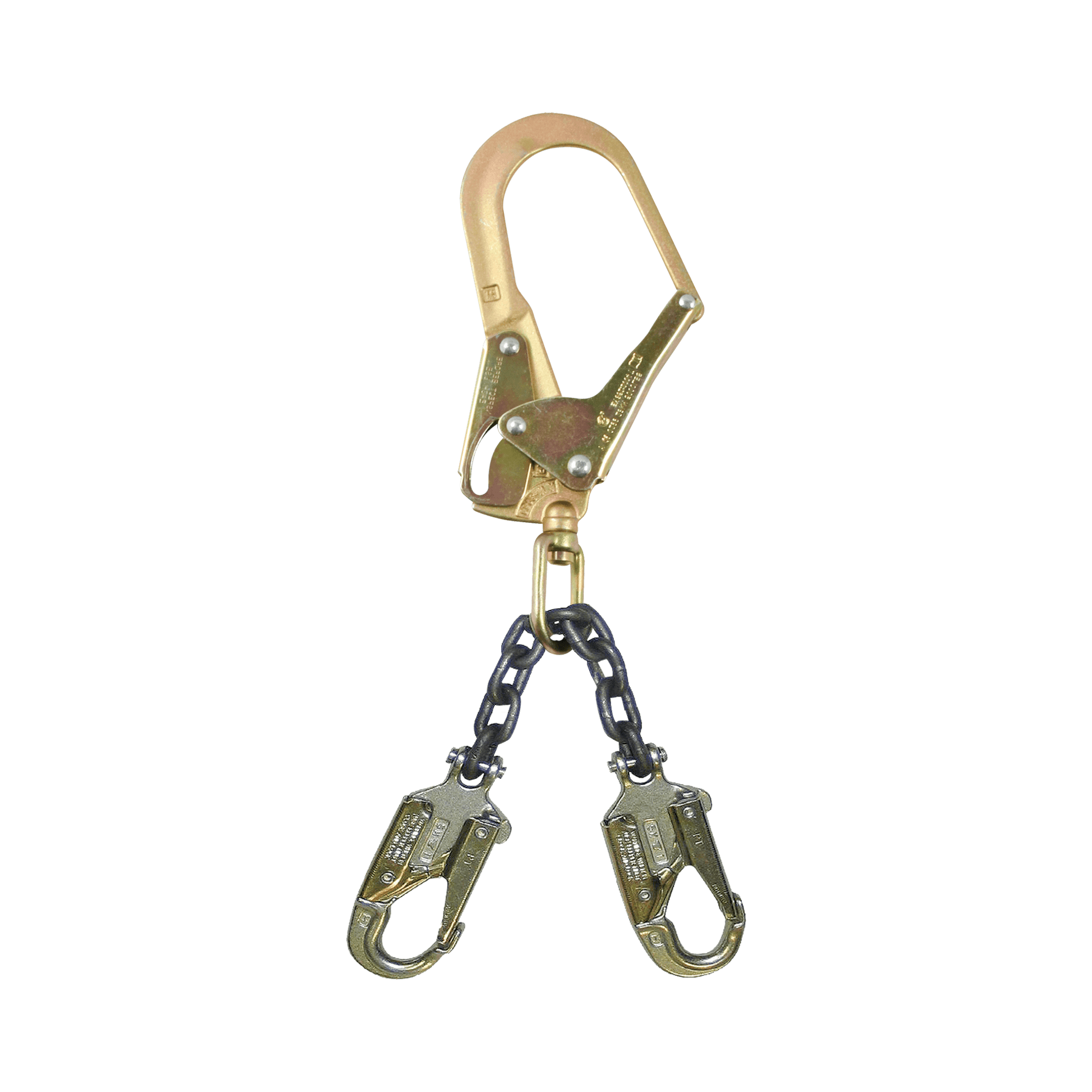 FallTech 17" Premium Rebar Positioning Assembly with Chain and Steel Swivel Rebar Hook - 82506L
