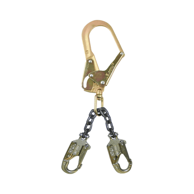 FallTech 17" Premium Rebar Positioning Assembly with Chain and Steel Swivel Rebar Hook - 82506L