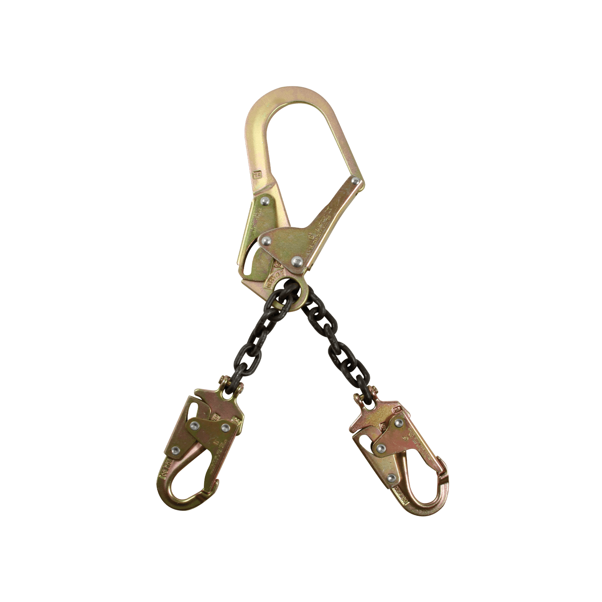 FallTech 17" Standard-duty Rebar Positioning Assembly with Chain and Steel non-Swivel Rebar Hook - 8250LT10LK