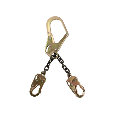 FallTech 17" Standard-duty Rebar Positioning Assembly with Chain and Steel non-Swivel Rebar Hook - 8250LT10LK