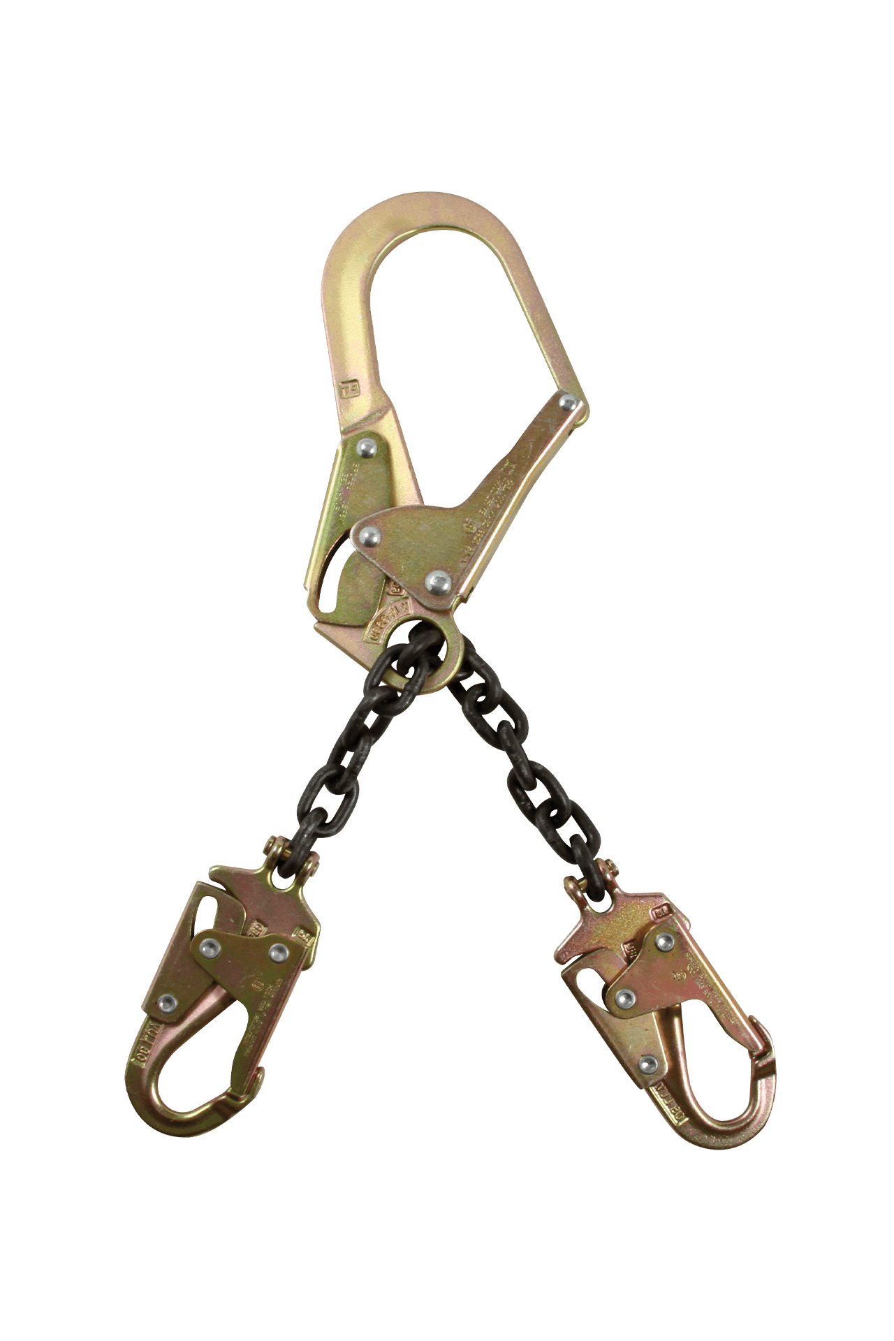 FallTech 17" Standard-duty Rebar Positioning Assembly with Chain and Steel non-Swivel Rebar Hook - 8250LT10LK