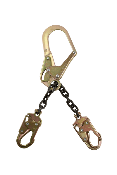 FallTech 17" Standard-duty Rebar Positioning Assembly with Chain and Steel non-Swivel Rebar Hook - 8250LT10LK
