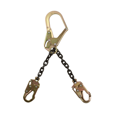 FallTech 21" Standard-duty Rebar Positioning Assembly with Chain and Steel non-Swivel Rebar Hook - 8250LT